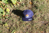 Vacationland Flatbrim Cap in Heather and Navy