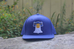 Keystone Flatbrim Cap in Heather and Royal